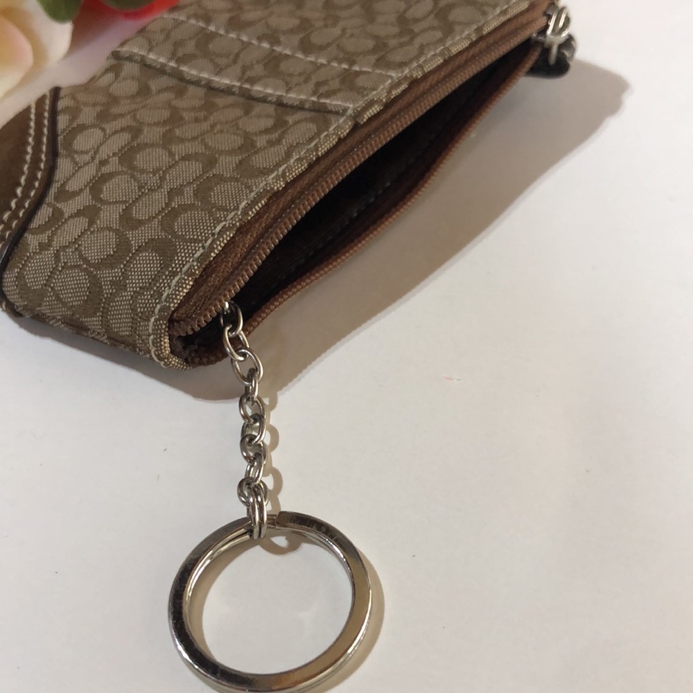 Coach Soho Mini Signature Small coin purse coach brown change purse 2000s - Picture 10 of 16